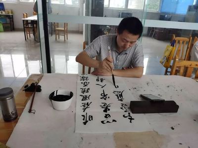 翰墨飘香邻里情 木兰场社区书法自组织交流活动侧记